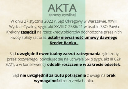 Ilustracja do: I jeszcze jeden sukces w tym tygodniu !