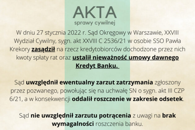 Ilustracja do: I jeszcze jeden sukces w tym tygodniu !