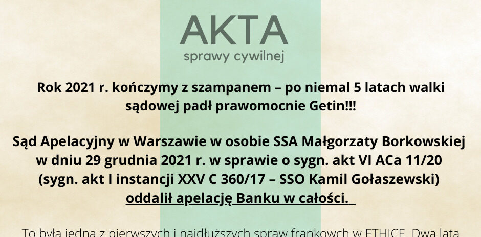 Ilustracja do: Rok 2021 kończymy szampanem