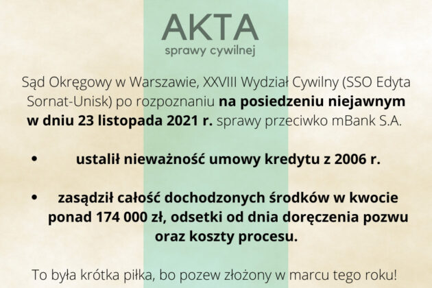 Ilustracja do: Nieważność umowy kredytu z 2006 roku