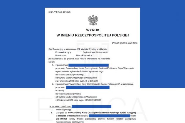 Ilustracja do: PKO BP otrzymał 78 000 zł od ubezpieczyciela w 2014 roku, a w sądzie… żądał ich ponownie od klientów!